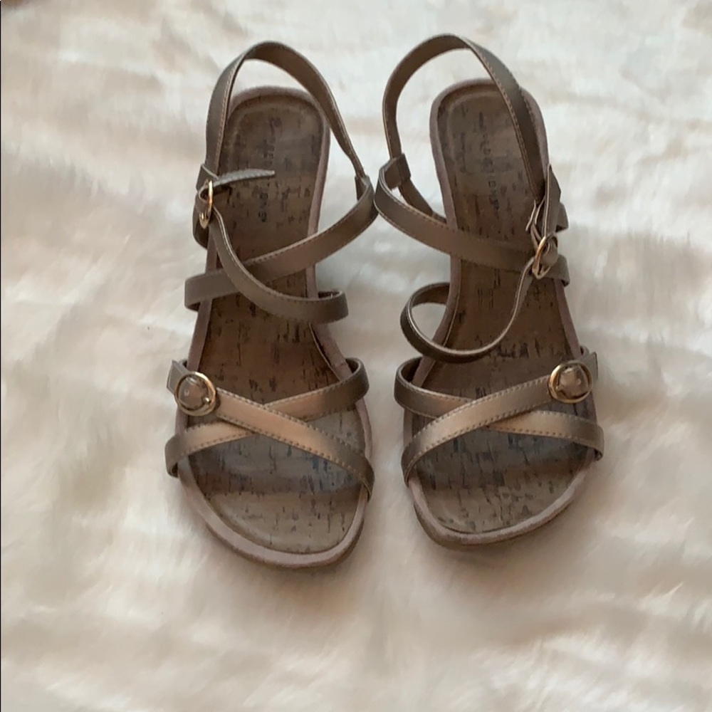Wedged sandal
